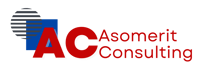 Asomerit Consuting with Name Logo