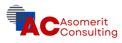 Asomerit Logo with text