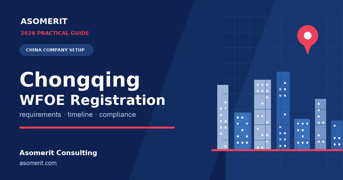 Chongqing WFOE registration guide for foreign investors setting up in China